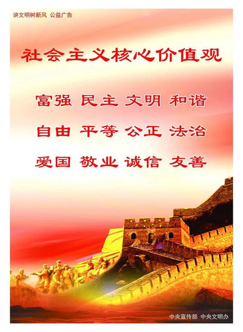 公益廣告 社會主義核心價值觀