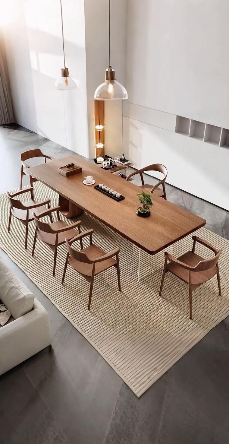 侘寂風實木大板茶臺茶桌椅現代簡約辦公室家用客廳泡茶桌組合清倉